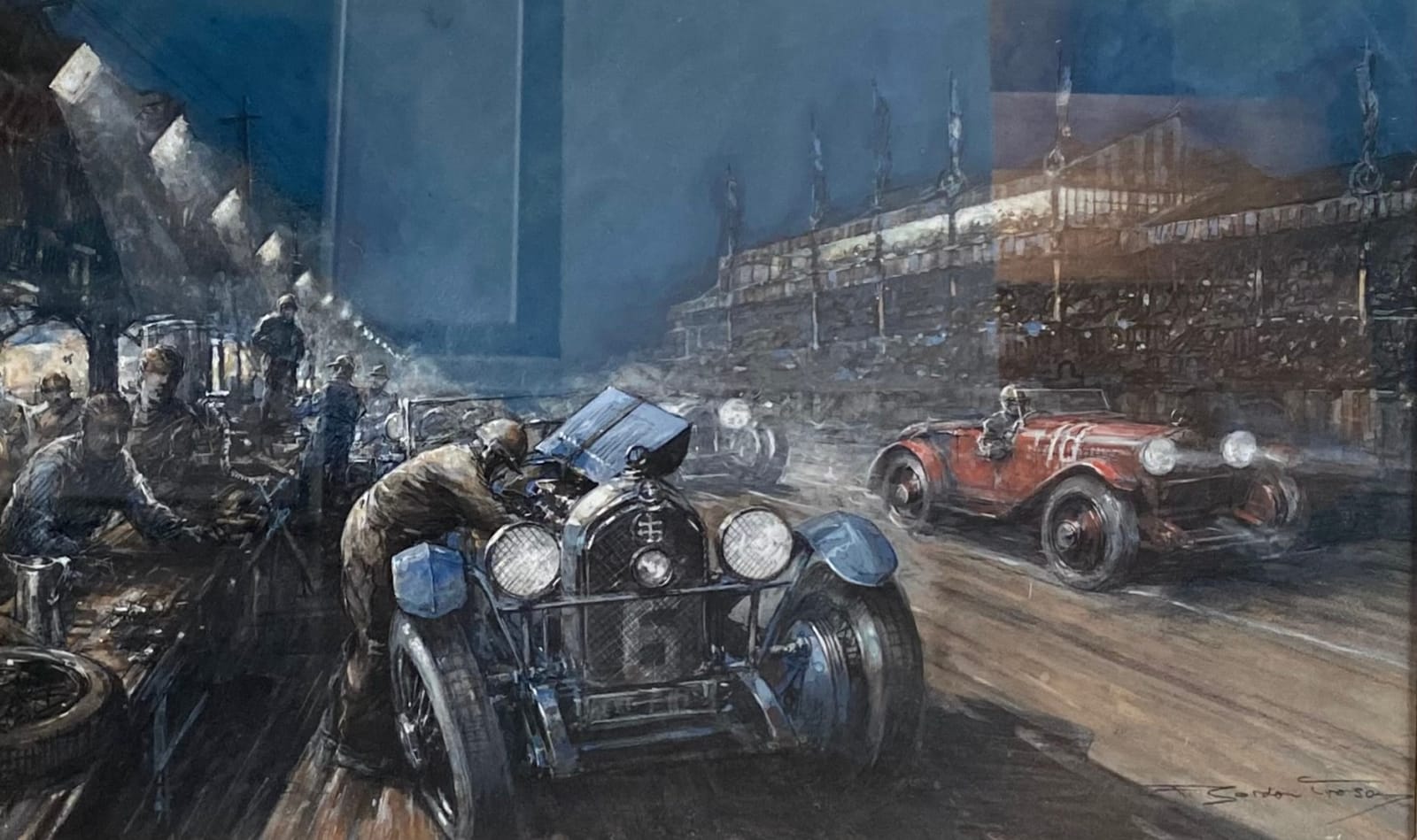 Frederick Gordon Crosby, Night Racing at le Mans
