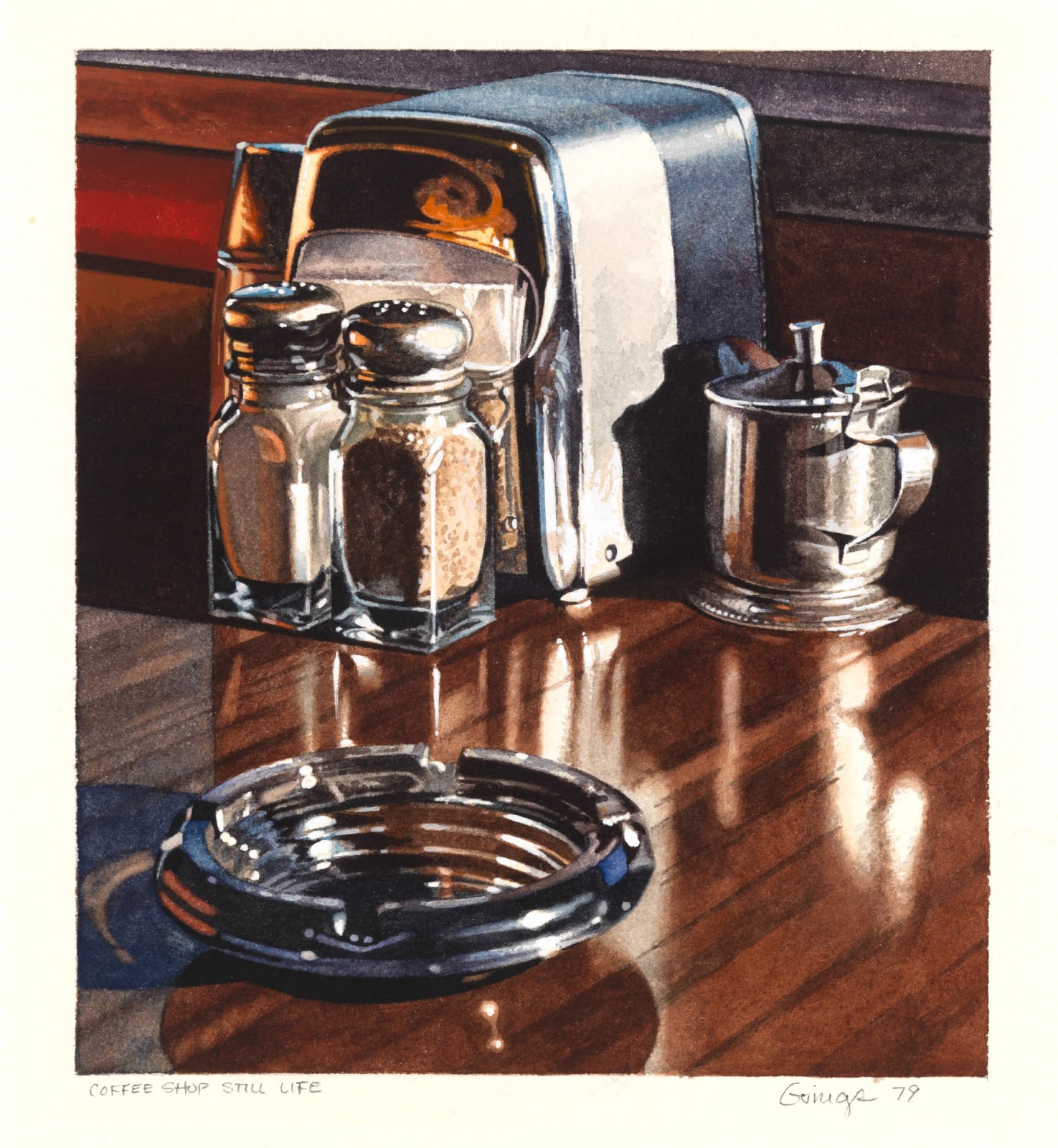 Ralph Goings, Coffee Shop Still Life, 1979