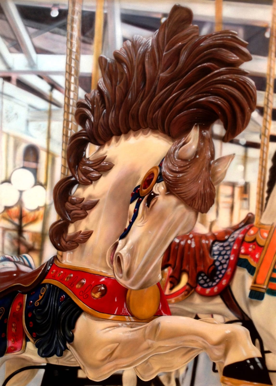 Cesar Santander, The Horse with the Flying Mane, 1986
