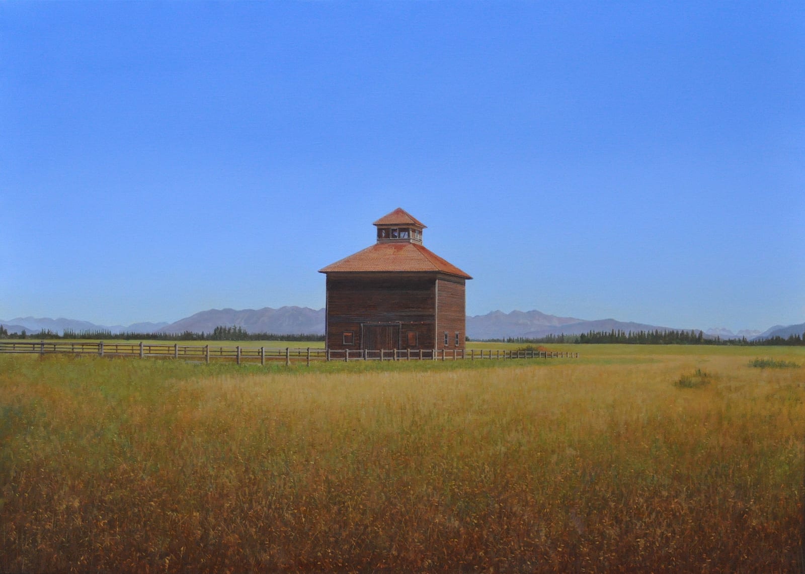 Carl Laubin, Barn, Mennonite Church Road, Kalispell, Montana