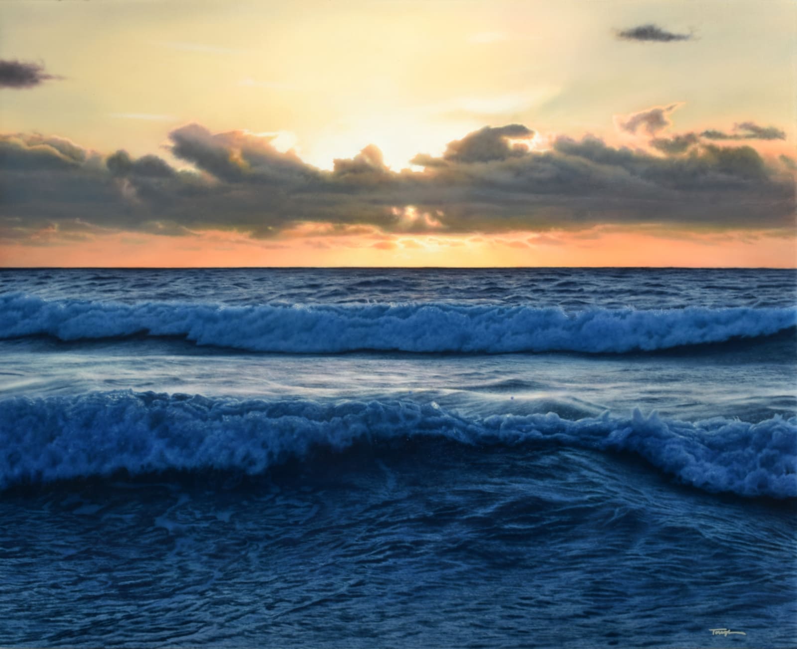 andrew tough, Sunset, Porthmeor