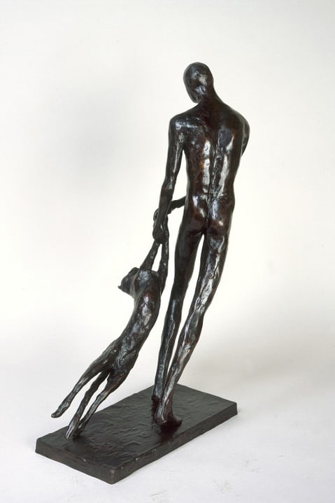 Caroline D'Andlau Hombourg, Massai Pulling Cheetah
