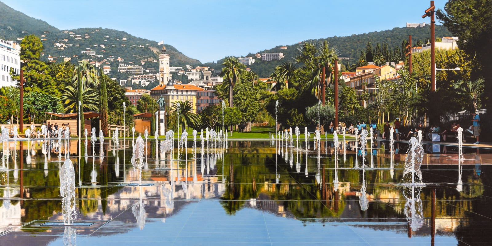 Christian Marsh, Promenade du Paillon, Nice, France