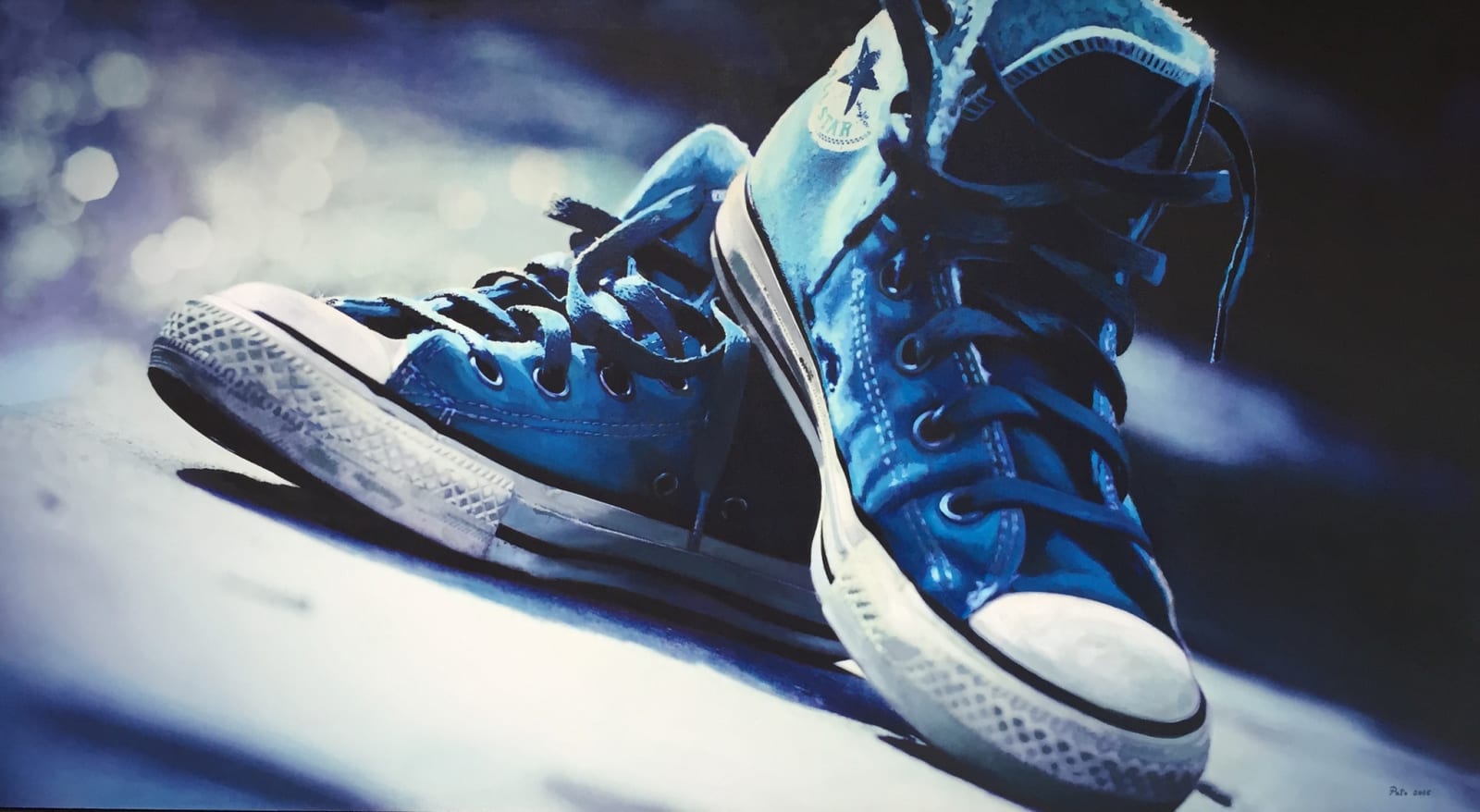 Patricia Casanova, The Blue...Converse