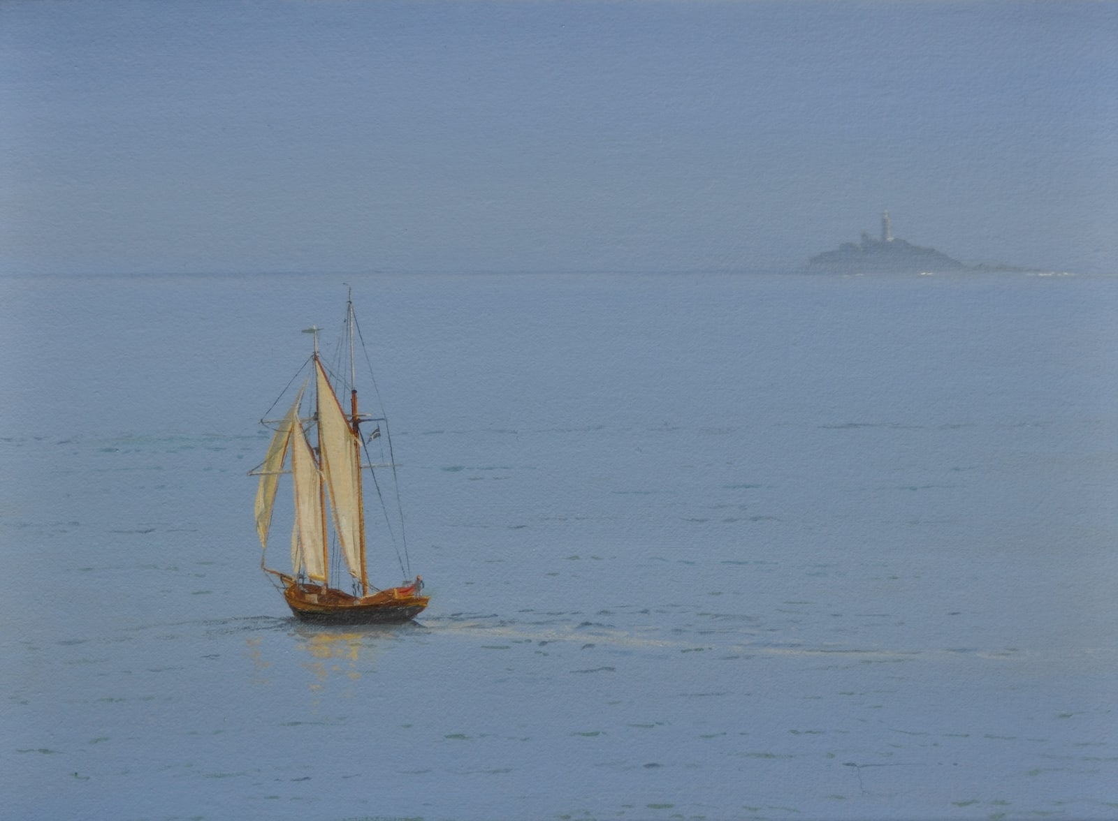 Carl Laubin, Topsail schooner, St. Ives 2