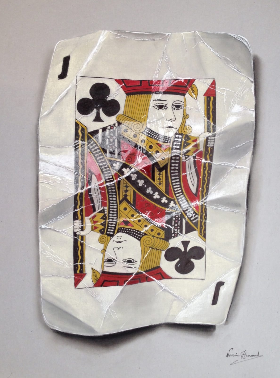Nourine Hammad, Playing Cards (Jack)