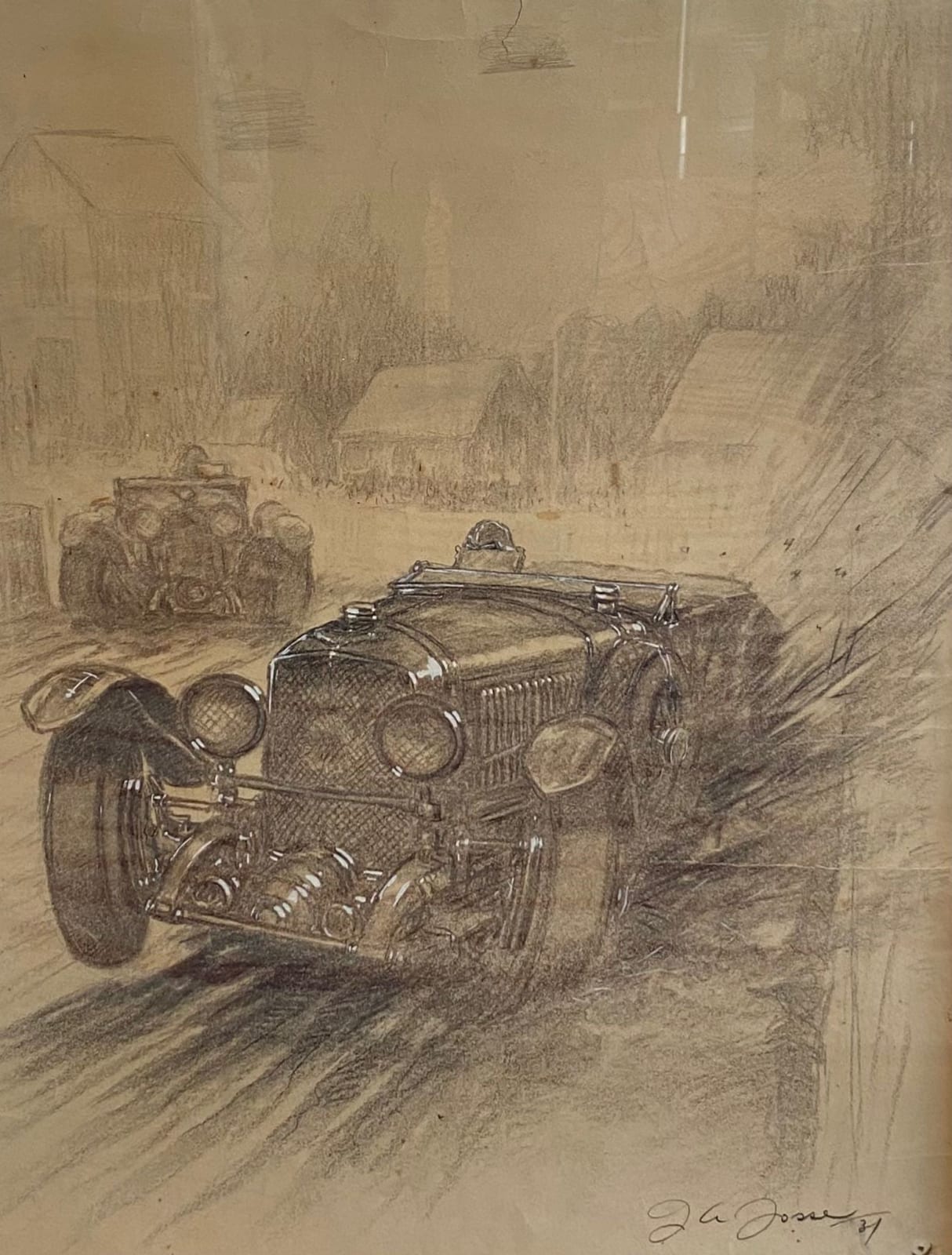 Frederick Gordon Crosby, Racing Cars, Racing Lagonda