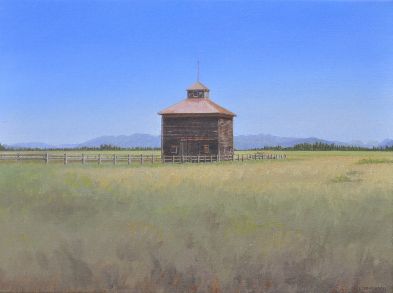 Carl Laubin, Barn, Mennonite Church Road, Montana
