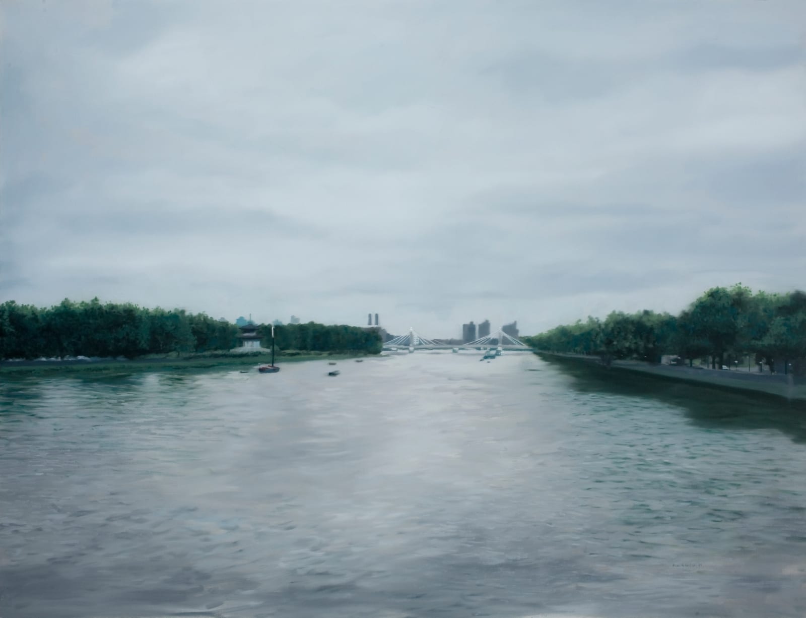 Francisco Rangel, Albert Bridge from a Distant