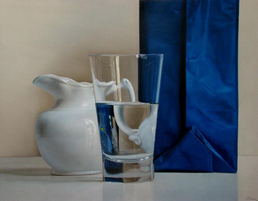 Fernando O'Connor, Blue, White and Glass