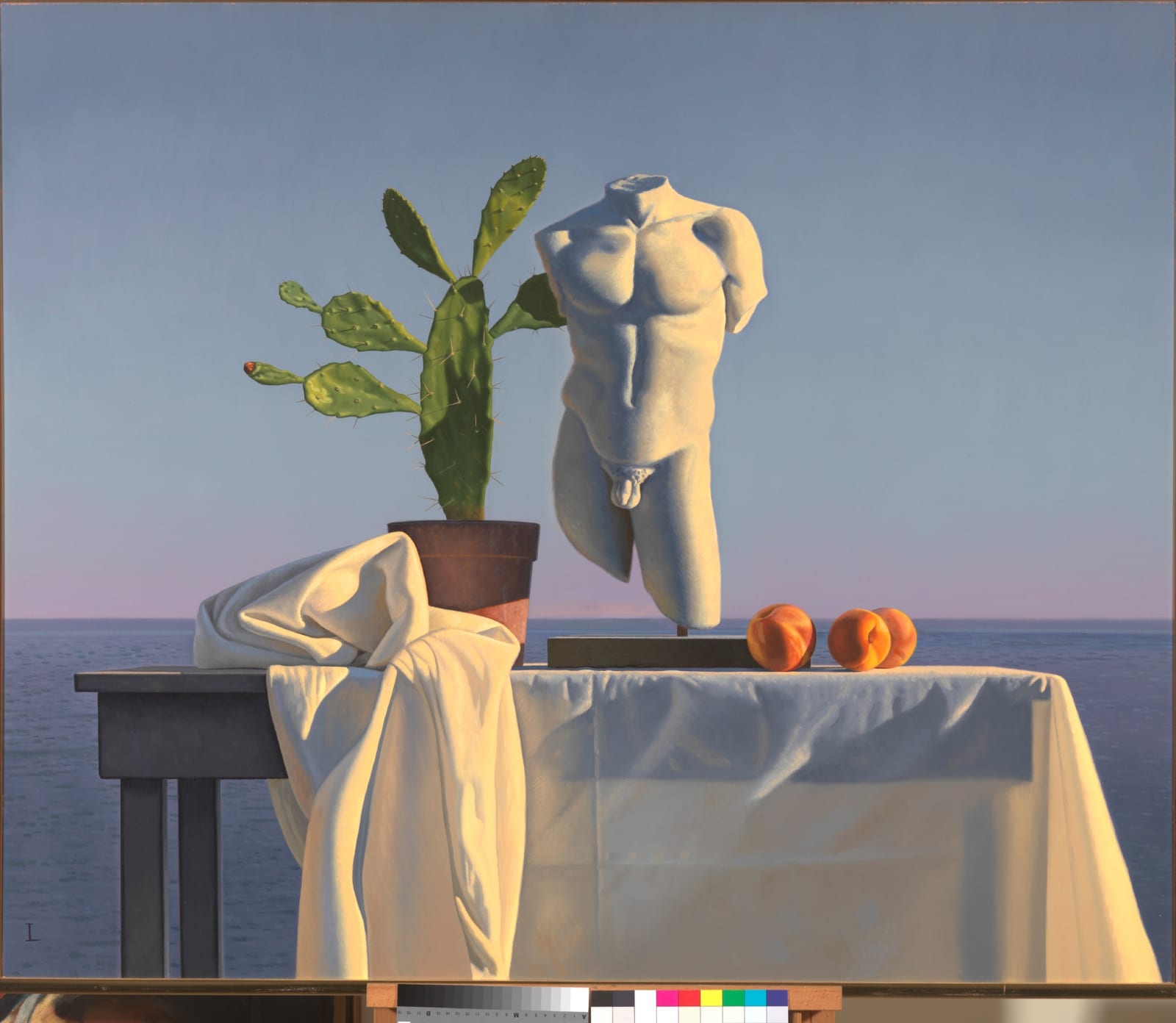 David Ligare, STILL LIFE WITH TORSO AND CACTUS