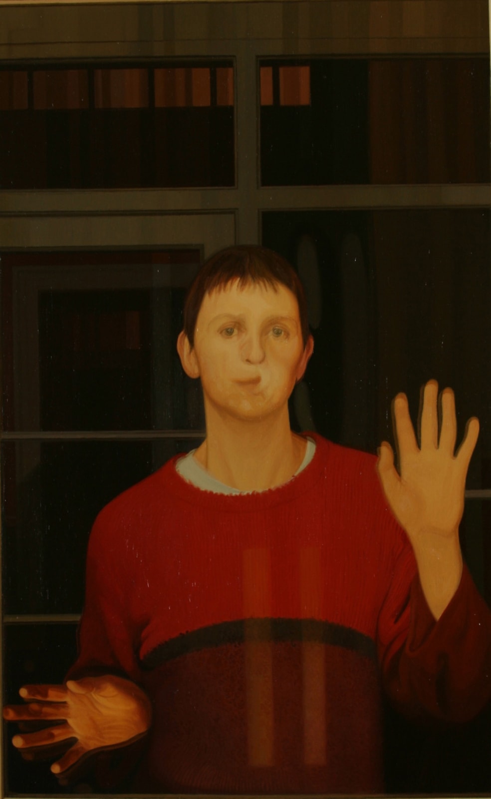 Philip Harris, L.H. Behind a Glass Door