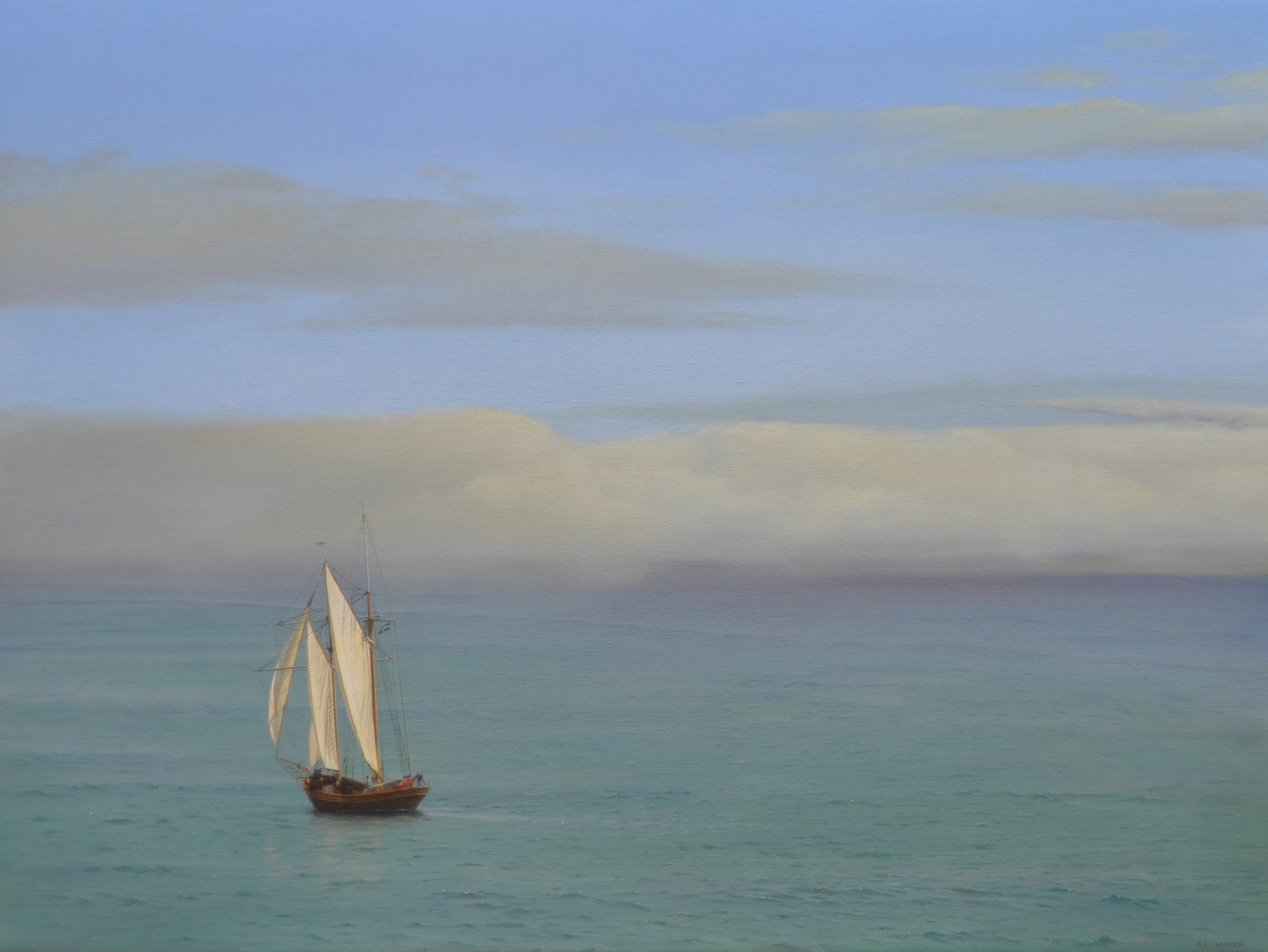 Carl Laubin, Topsail schooner, St. Ives 3