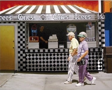 Ralph Goings, Cones and Ices, 2002