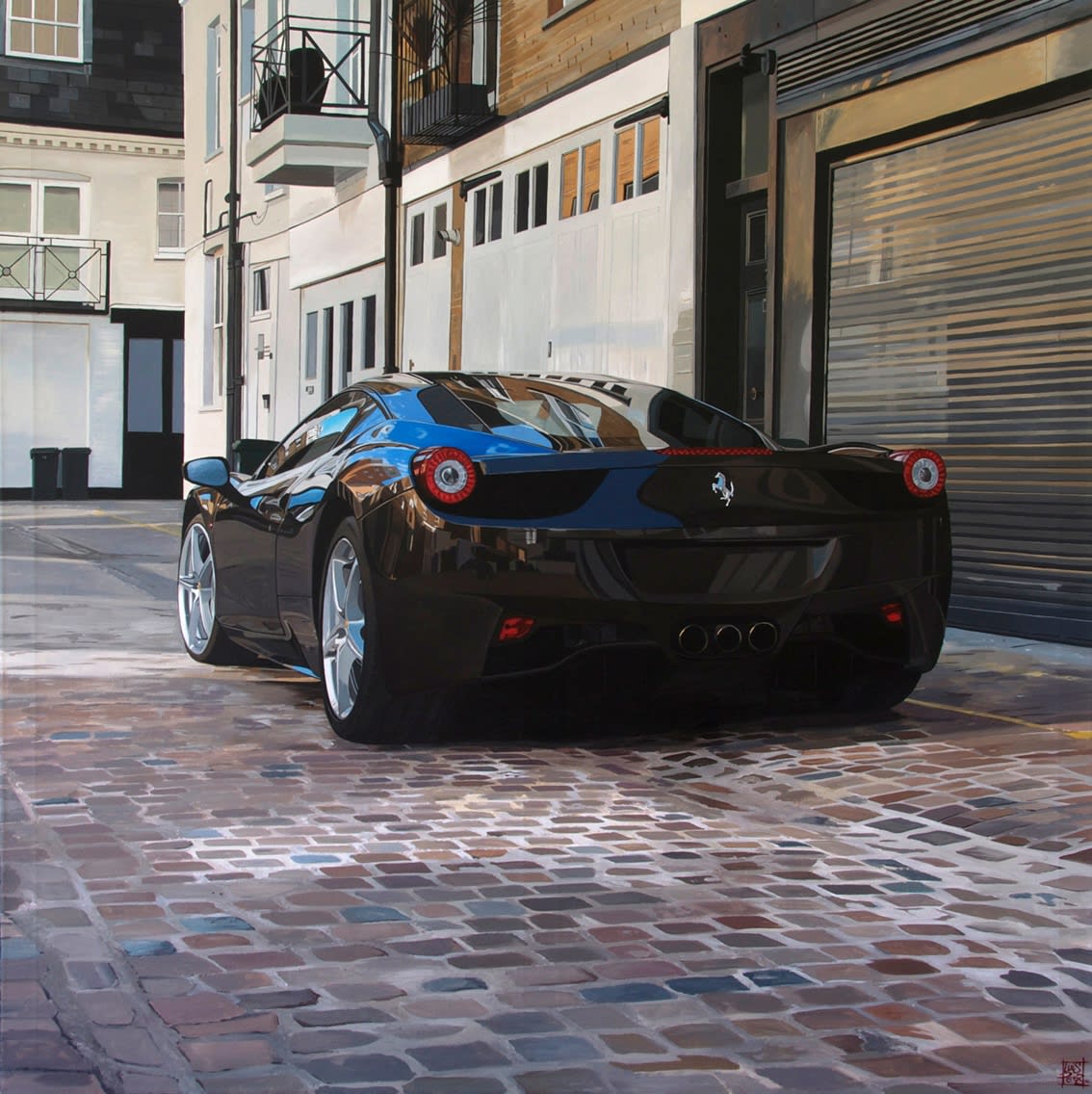 Luis Perez, Queen's Gate Place Mews Ferrari 458