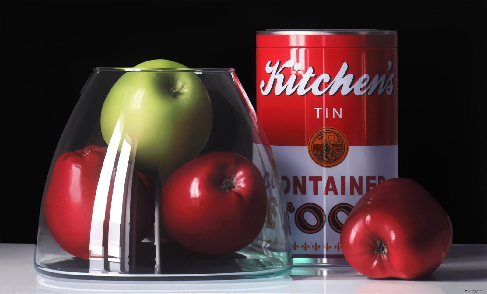 Pedro Campos, Four Apples and a Tin