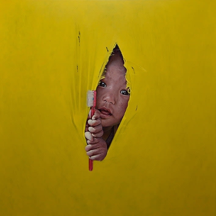 Scott Simpson, Portrait in Yellow