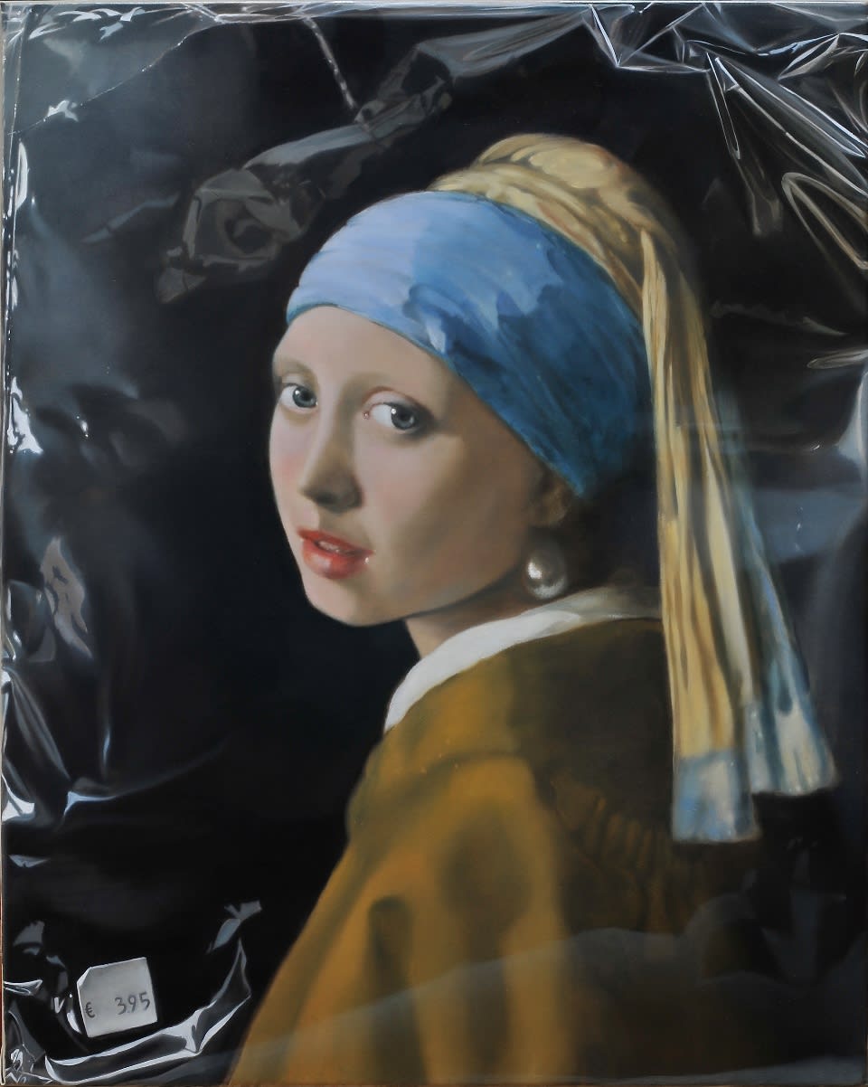 Tjalf Sparnaay, Girl with a Pearl Earring in Plastic