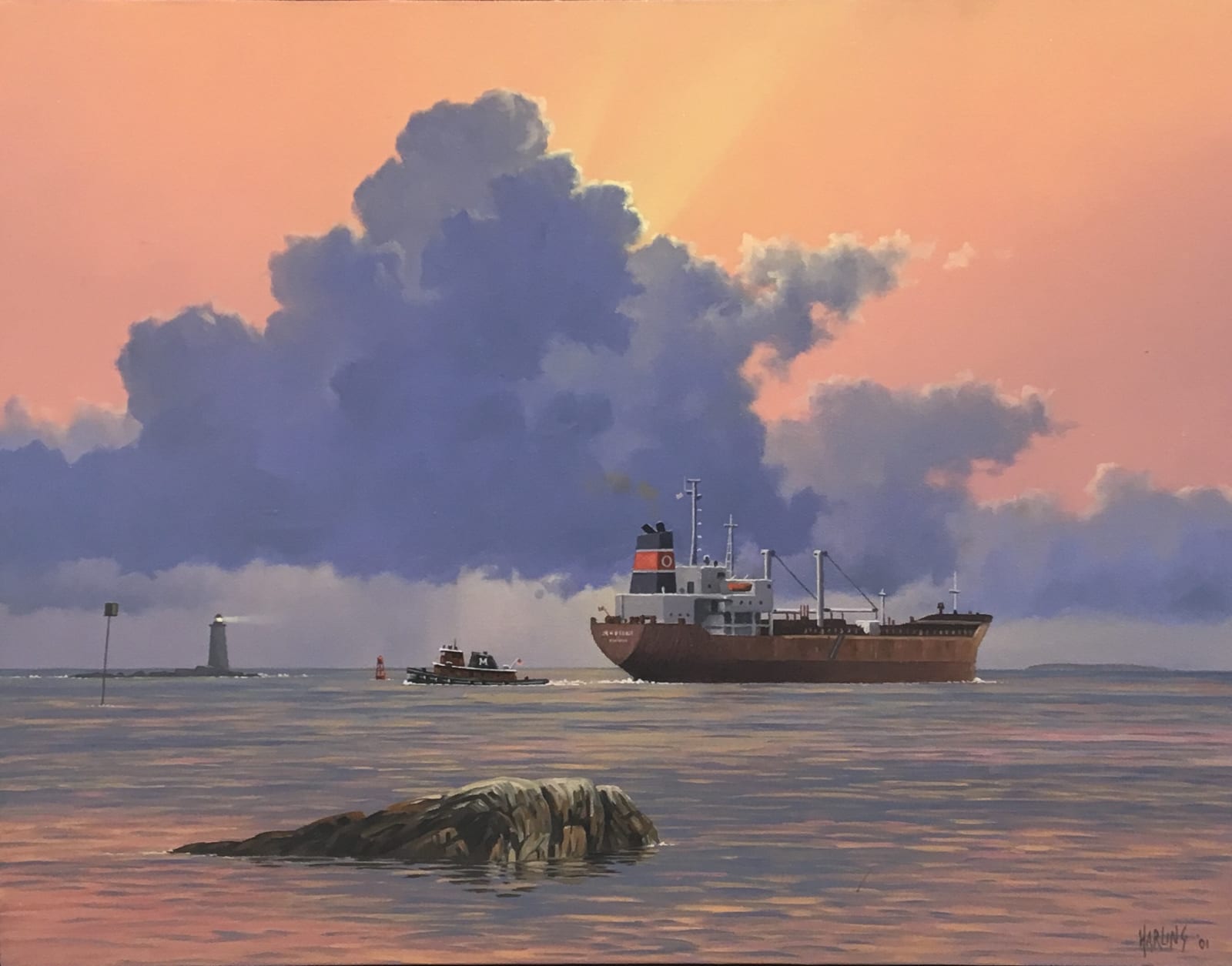Simon Harling, Morning Light, Departure of 'Patricia'