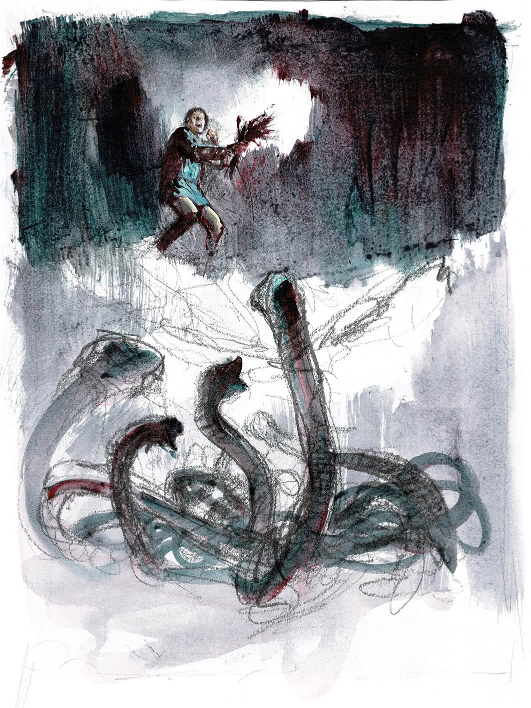 René Follet (Bruxelles 1931 - 2020), Bob Morane, original drawing