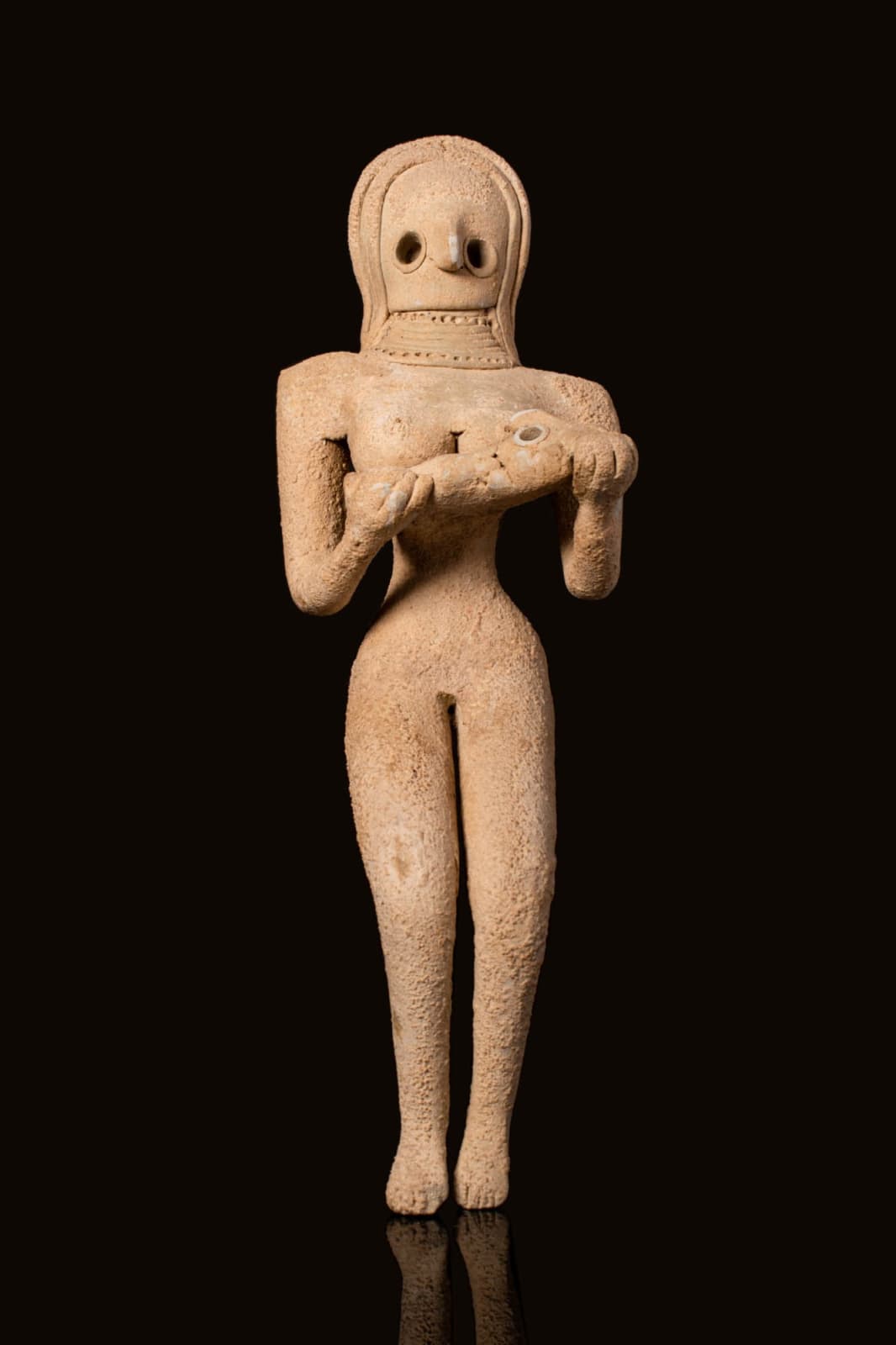 EARLY INDUS VALLEY CIVILIZATION (circa 3500 - 2800 BC), Mother Goddess Figurine, c. 3500 - 2800 BC