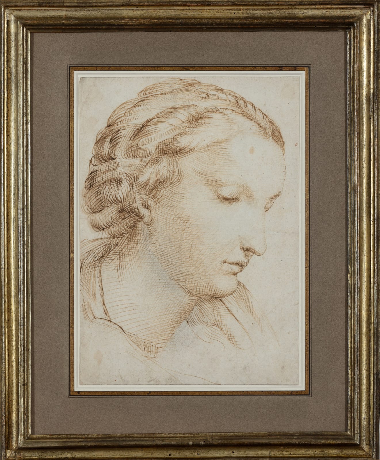 Bartolomeo PASSAROTTI (Bologna 1529 - 1592), Study of woman head