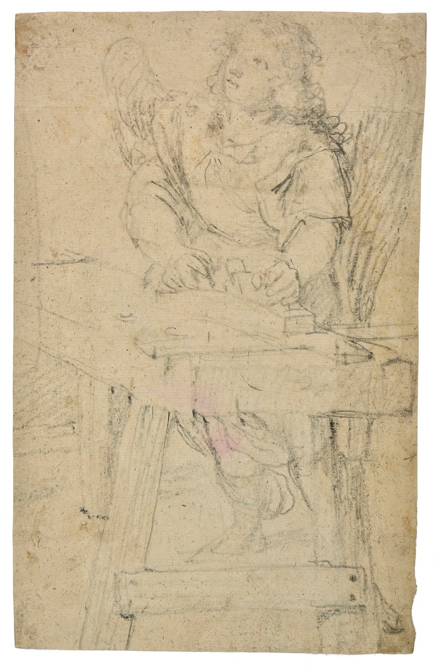 Lombard School, 16th Century, The Carpenter Angel