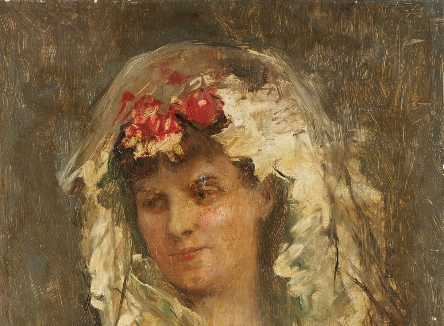 Spanish School, Circa 1900, Portrait of a Spanish Woman, dressed as a maja, c. 1890 - 1910