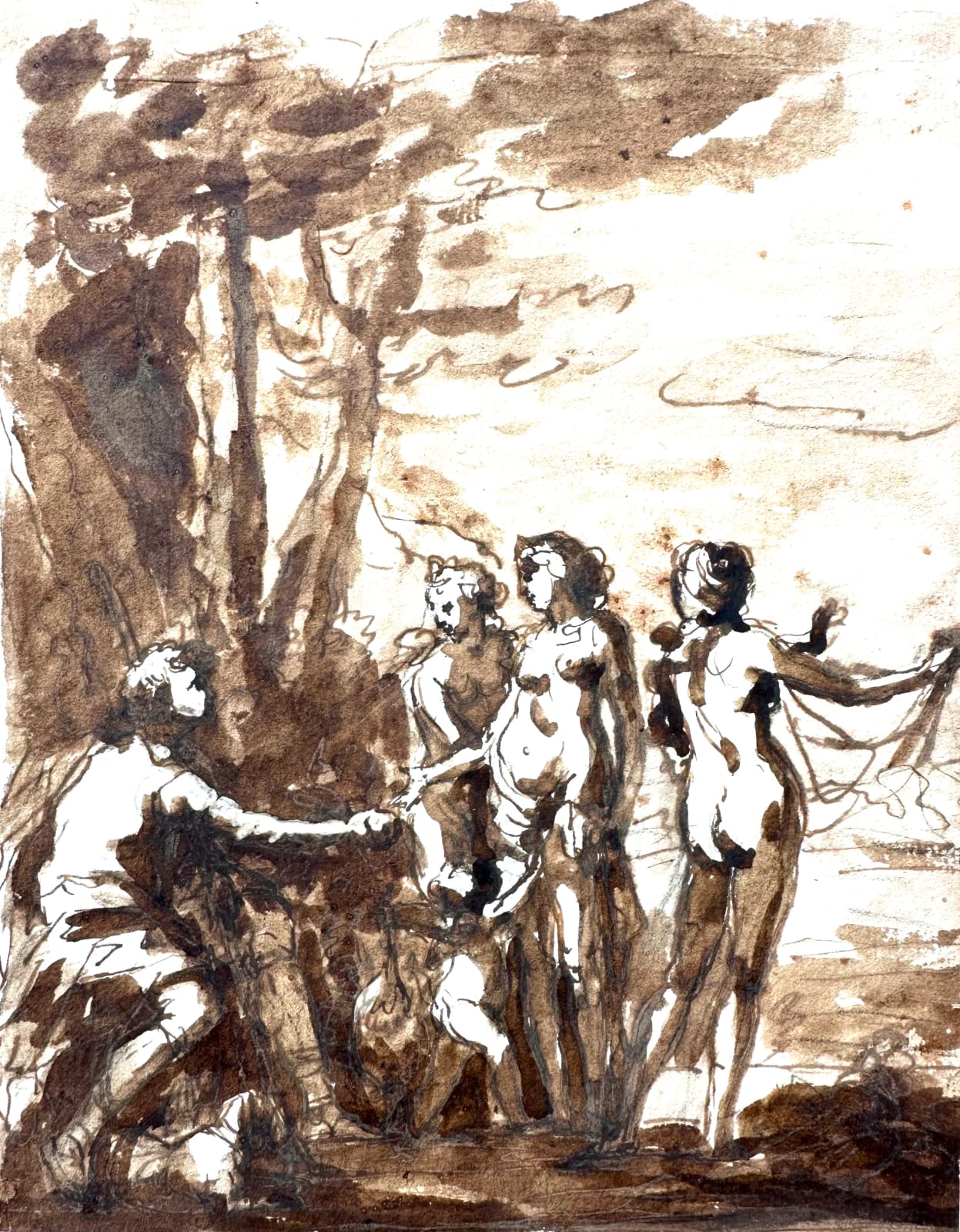 Gaspare DIZIANI (Belluno 1689 - 1767 Venice), The Judgement of Paris