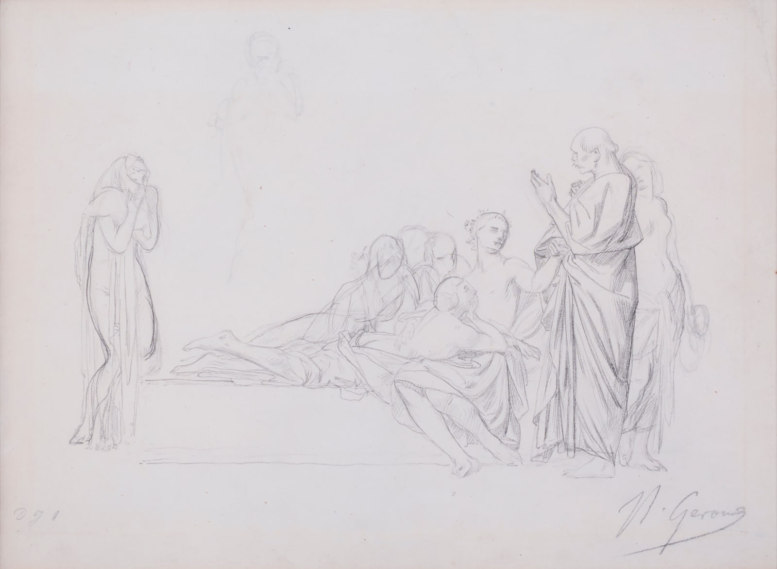 Jean-Léon GÉROME (Vesoul 1824 - 1904 Paris), A philosopher discoursing