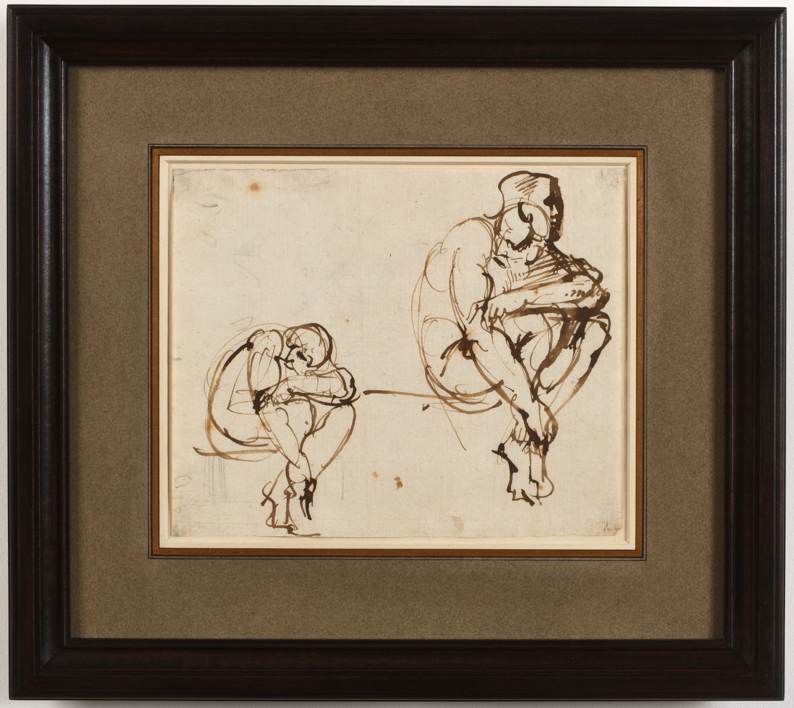 Giuseppe BOSSI (Busto Arsizio 1777 - 1815 Milano), Studies of seated figures