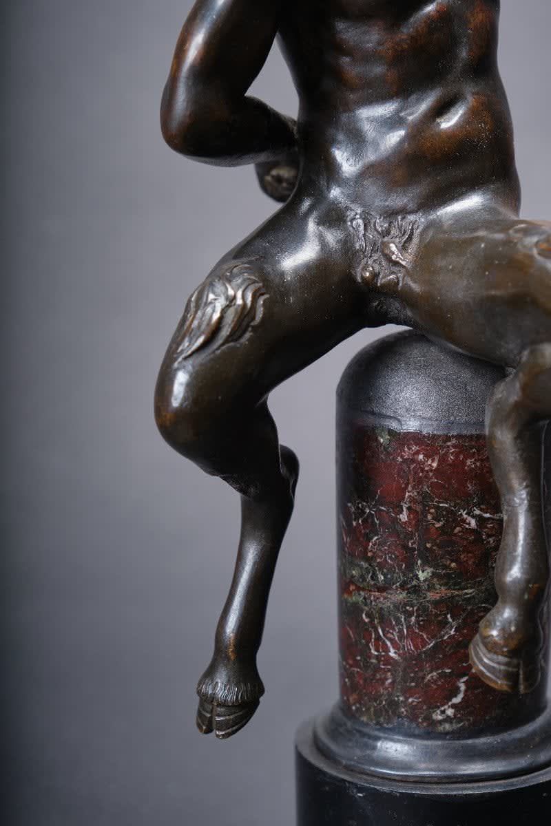 Italy, early 17th century, Seated Faun