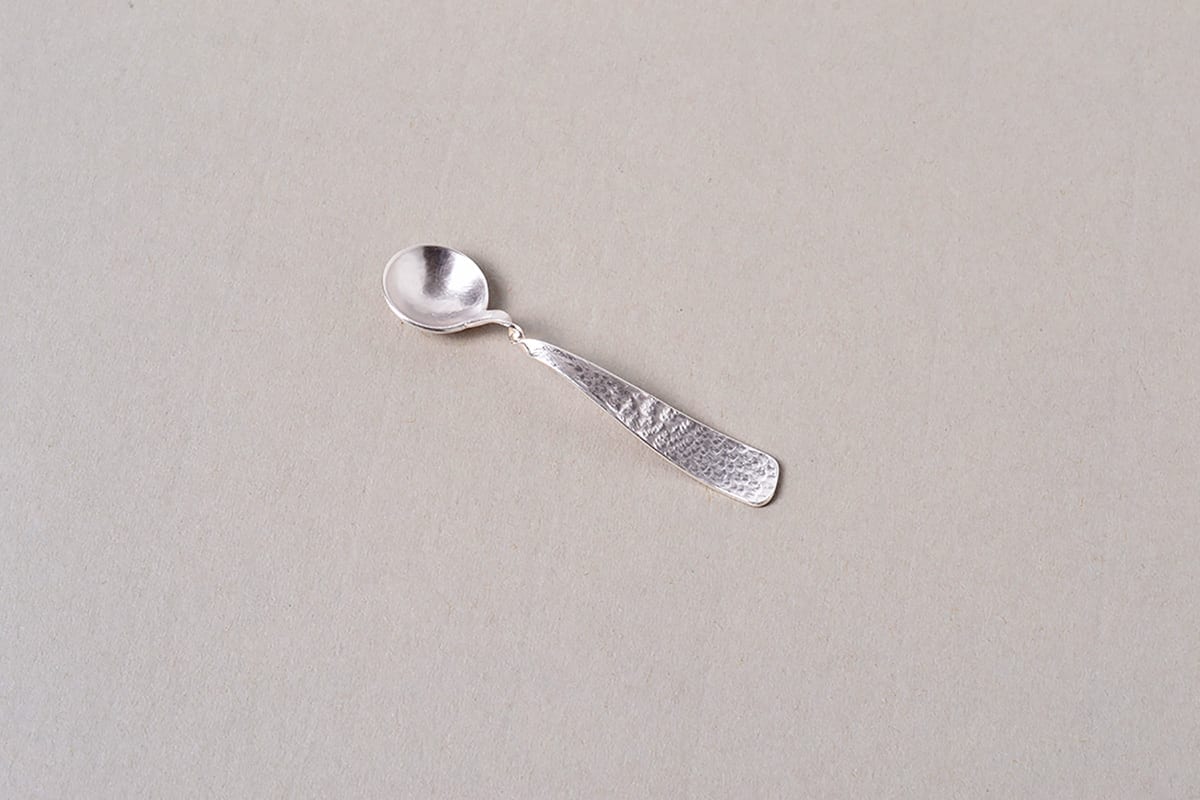 Karen Yvonne Stott, Twisty Textured Silver Spoon 3, 2017