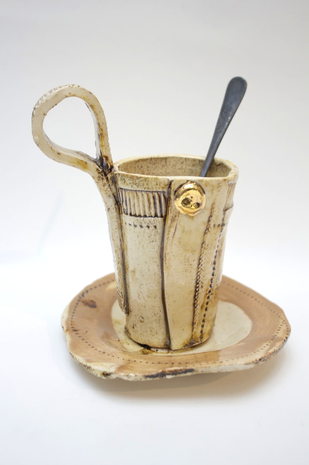Karen Shapley, Enough Cup Saucer & Spoon, 2015