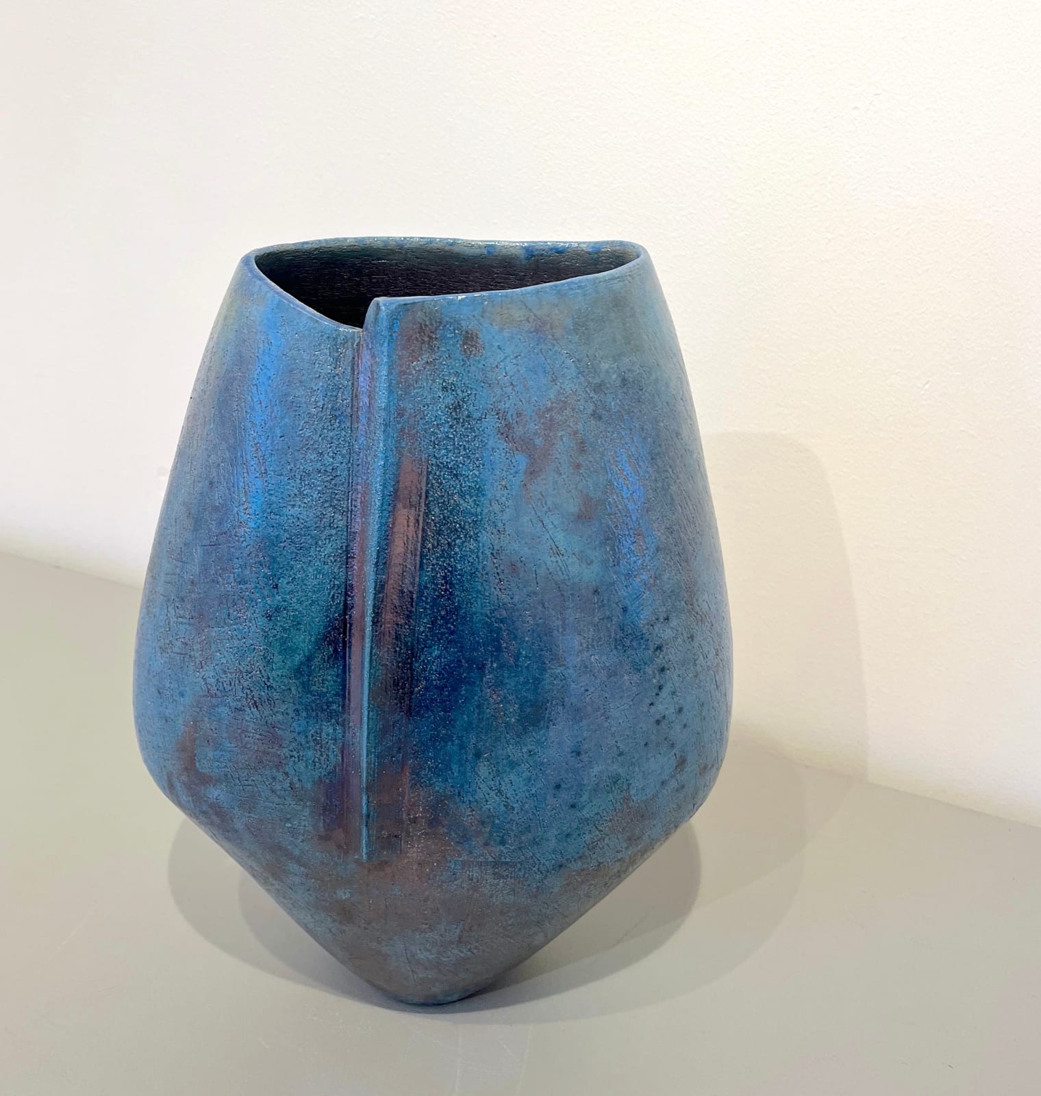 Stephen Murfitt, Angular Blue Vessel, 2023