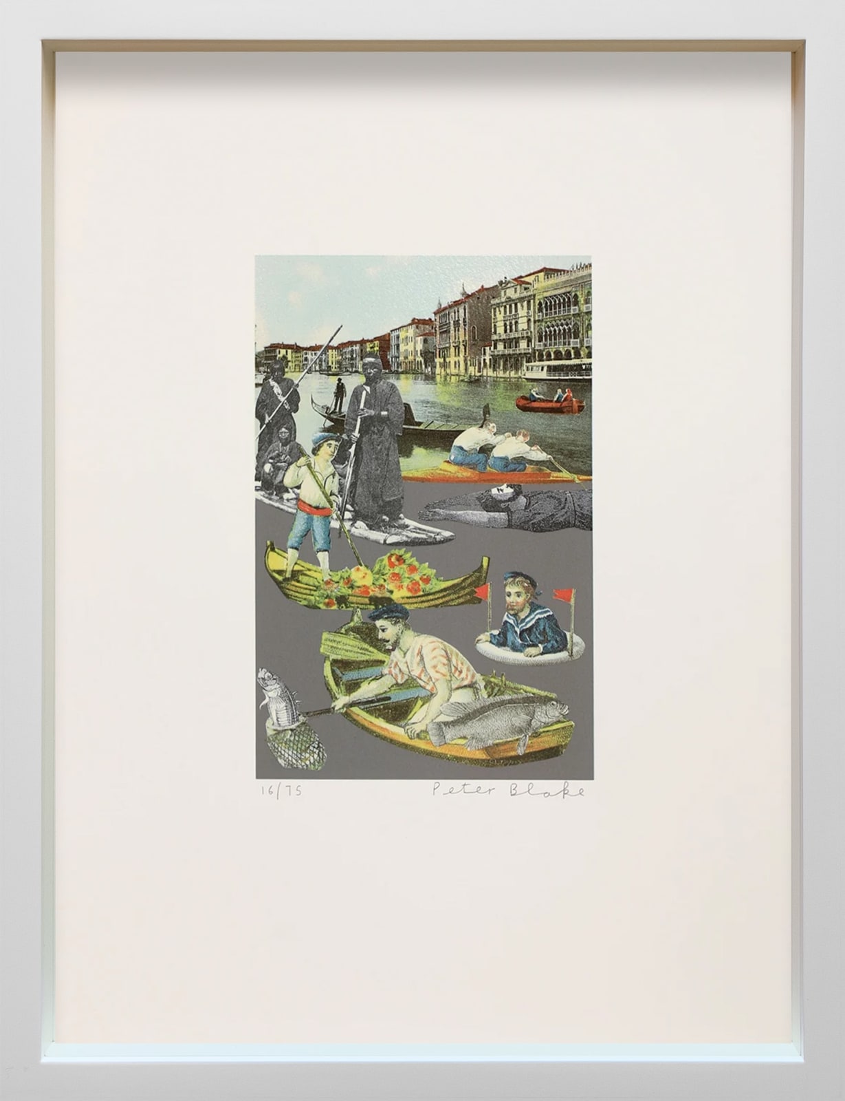 Peter Blake CBE RDI RA, Fishing, 2009