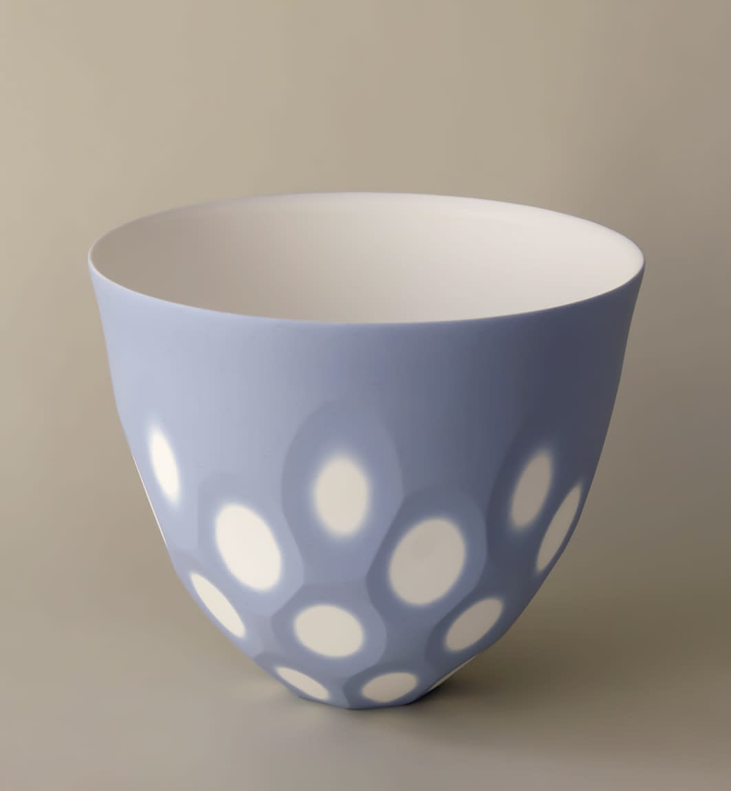 Sasha Wardell, Small/Medium Space Bowl Lilac/Blue/White, 2025