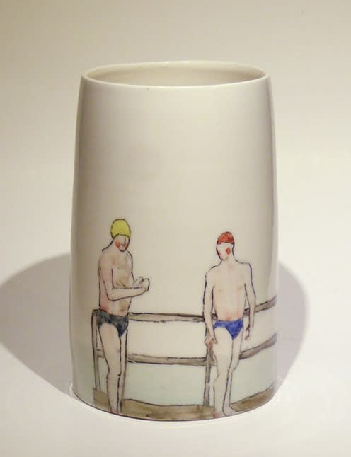 Helen Beard, Red Cap and Yellow Cap Compare Notes on the Temperature, 2015