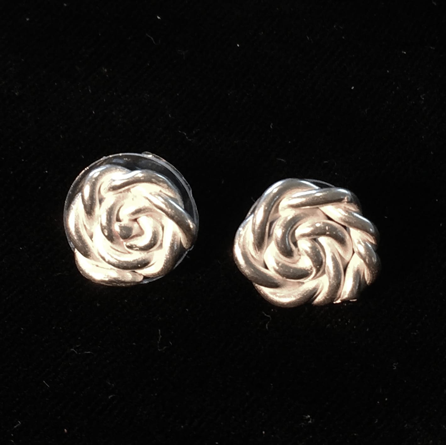 Helen Feiler, Silver 'Rope Twist' Stud Earrings, 2019