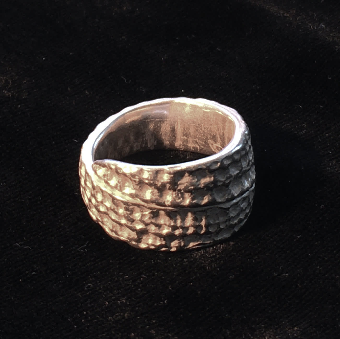 Helen Feiler, Silver 'Shell' Ring - wide, 2019