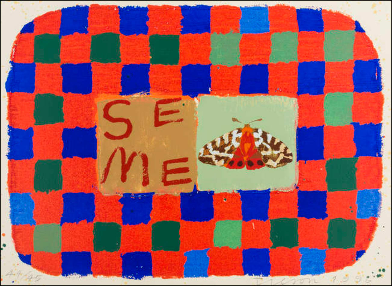 Joe Tilson RA, Tiger Moth, Seme (from Conjunction), 1996