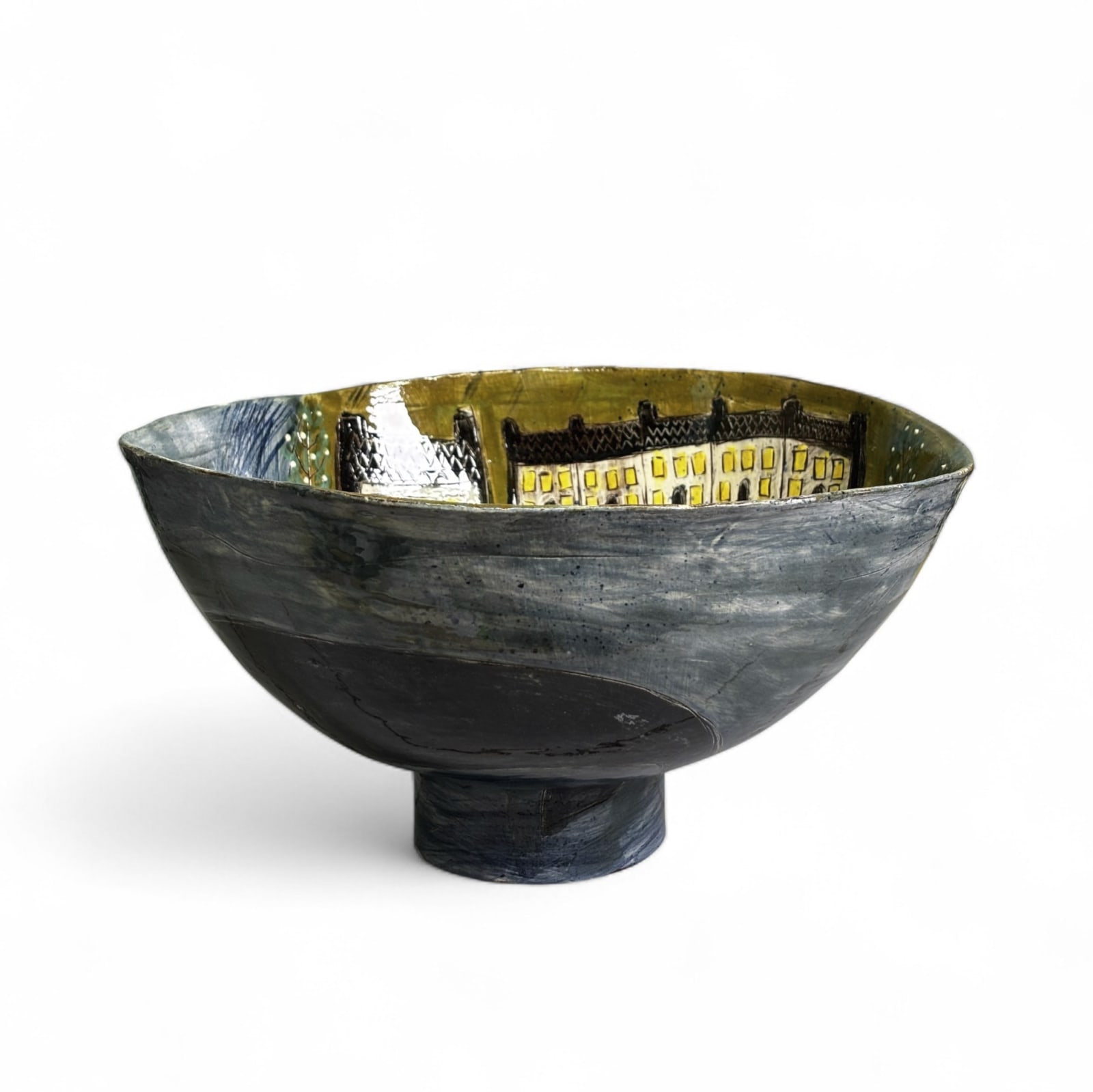 Anne Barrell, Whaling Harbour - Large Ocean Bowl, 2025