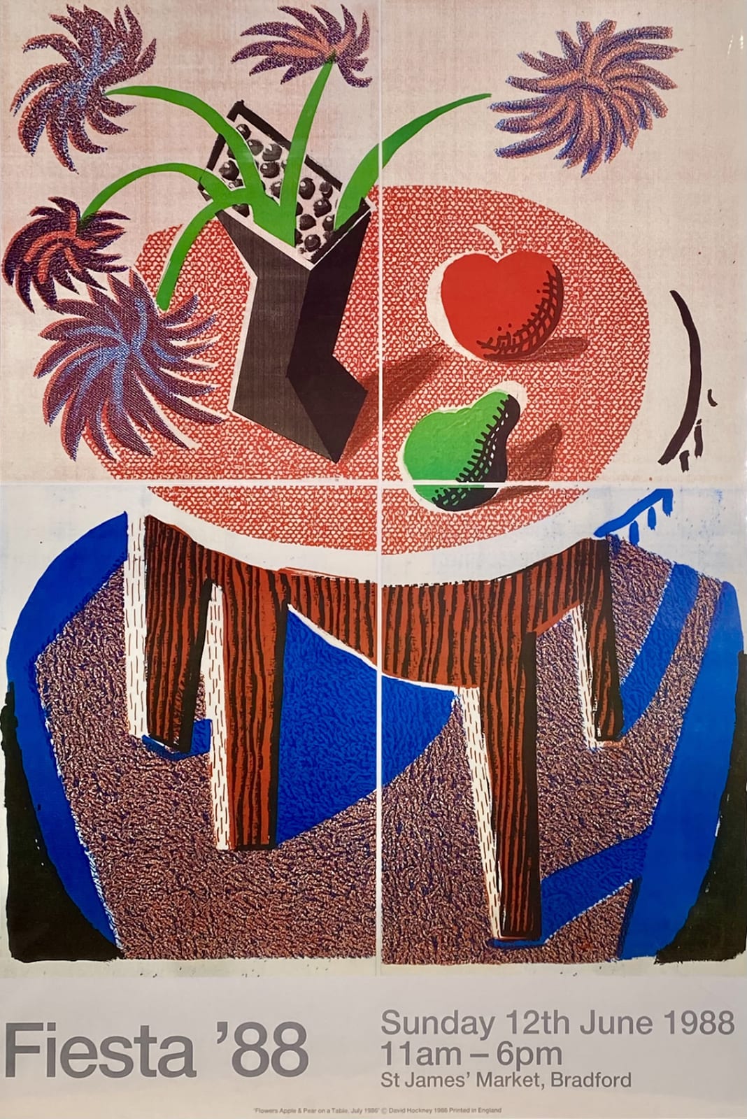 David Hockney OM CH RA, Fiesta, 1988