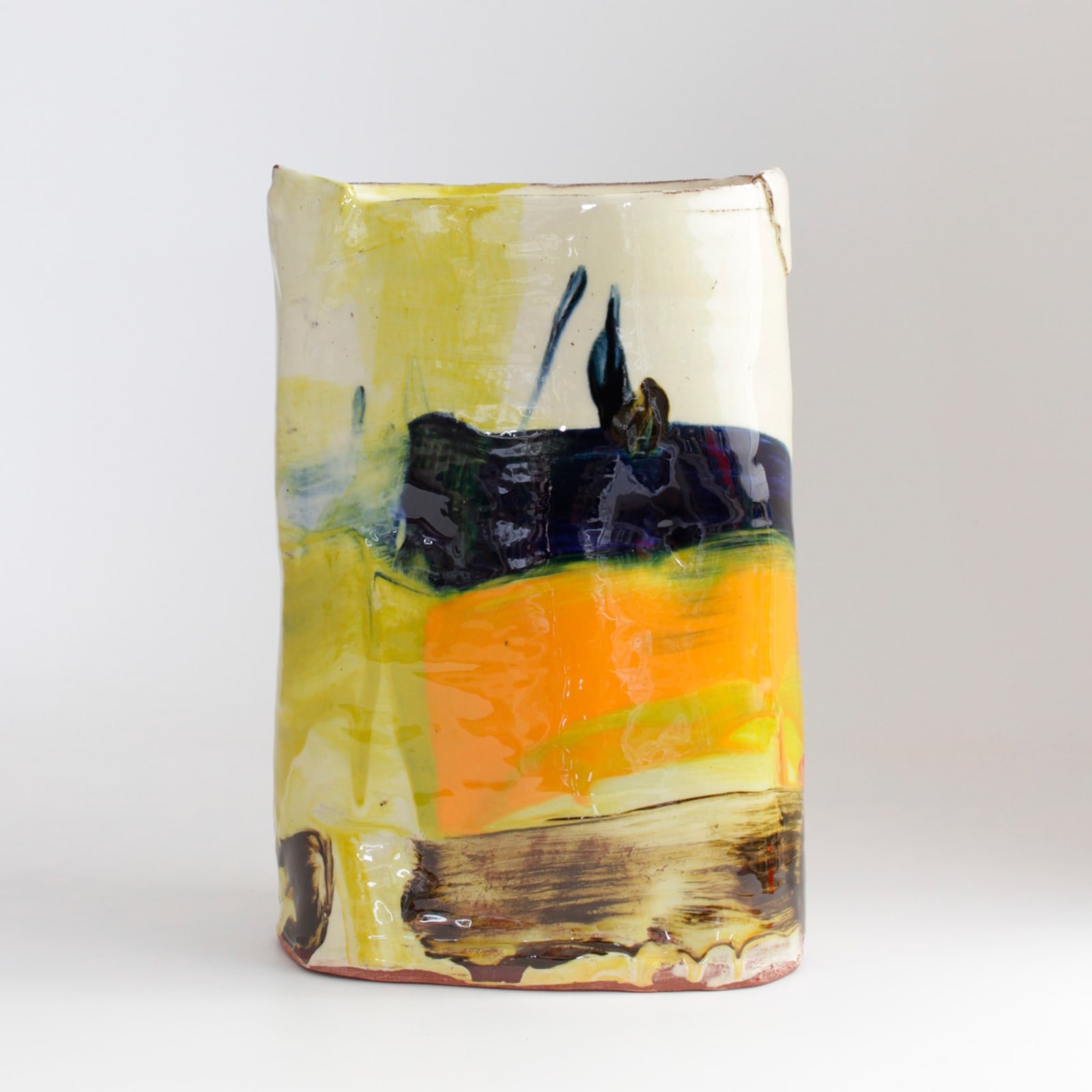 Barry Stedman, Vessel with Blue/Yellow, 2025