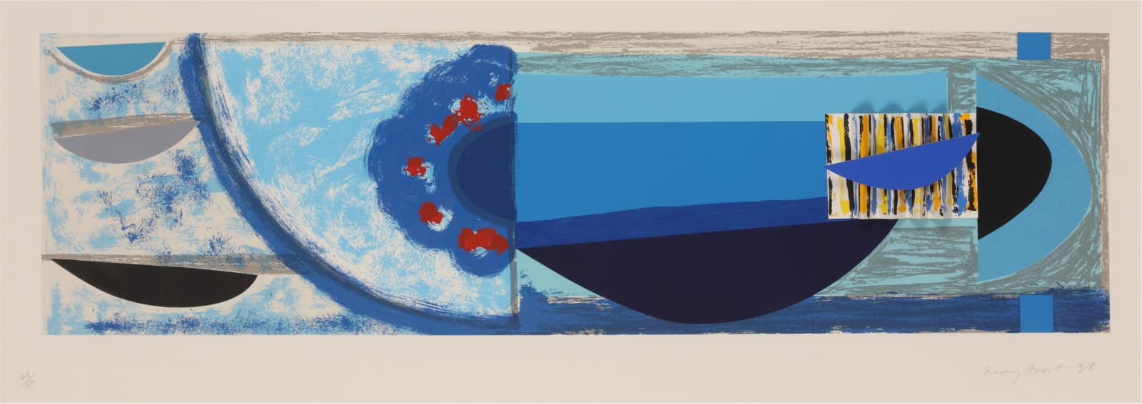 Terry Frost RA, Long Bow (Kemp 176), 1998
