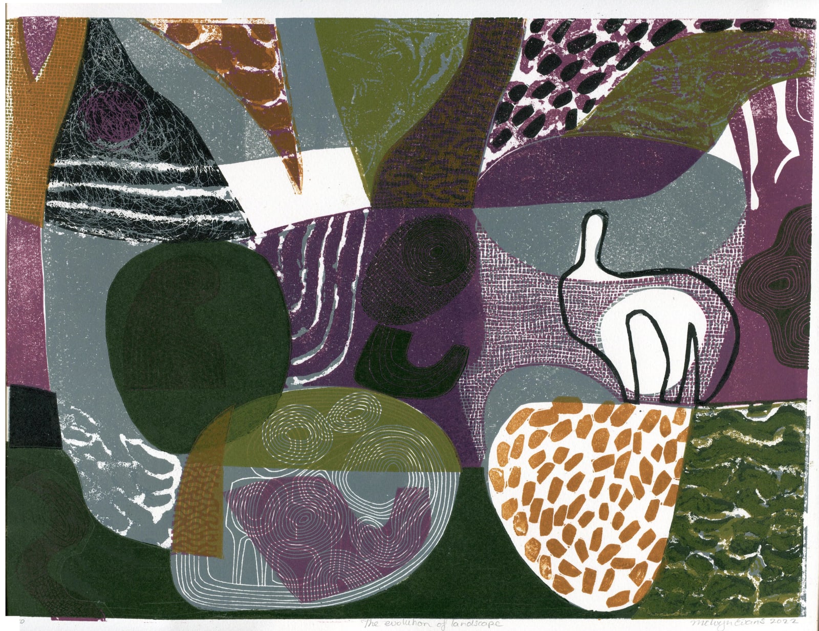 Melvyn Evans, The Evolution of Landscape , 2022