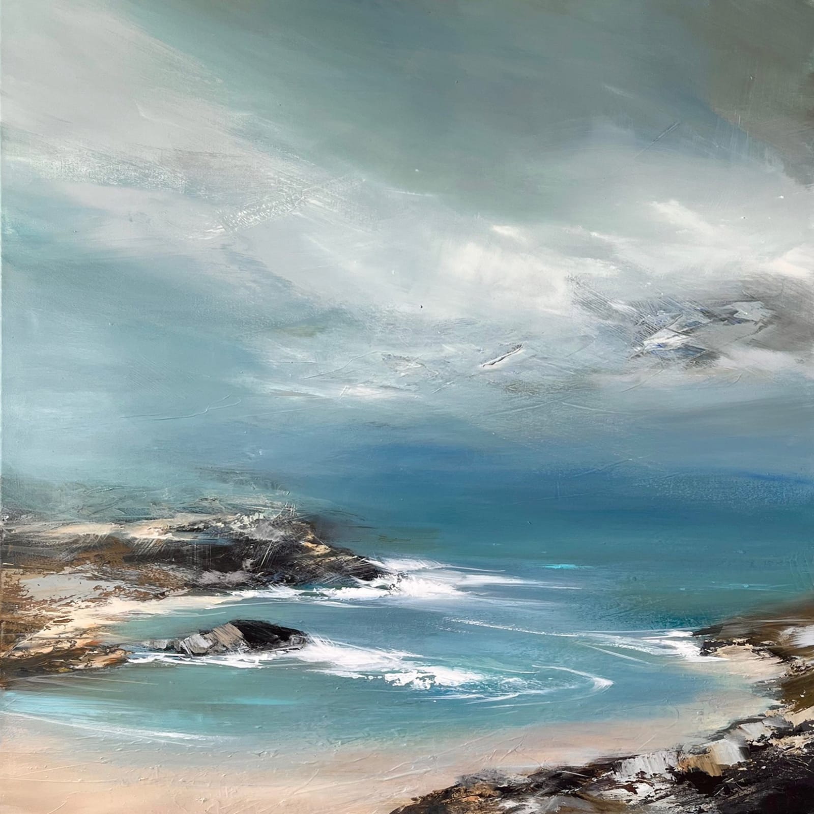 Jenny Hirst, Azure Sea, 2025