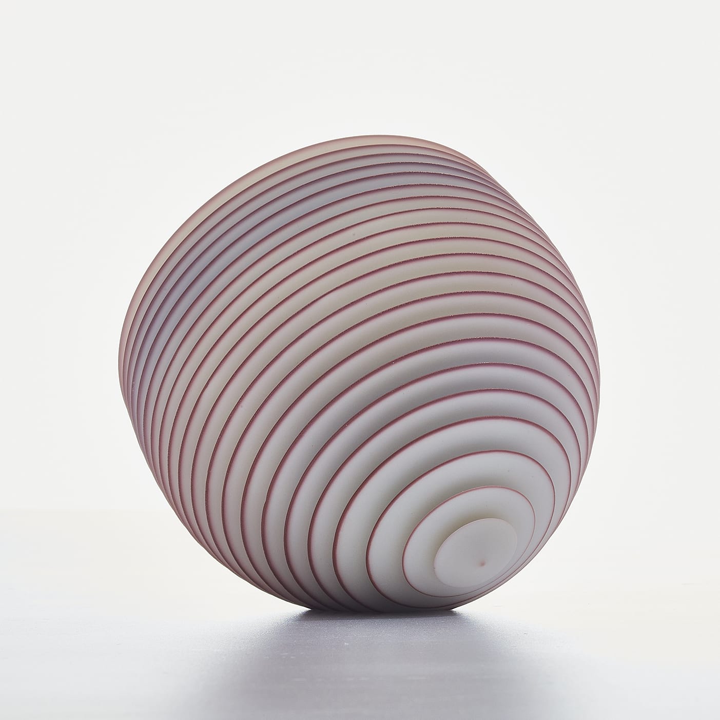 Nicholas Lees, Small Blue-Red Floating Bowl, 2021