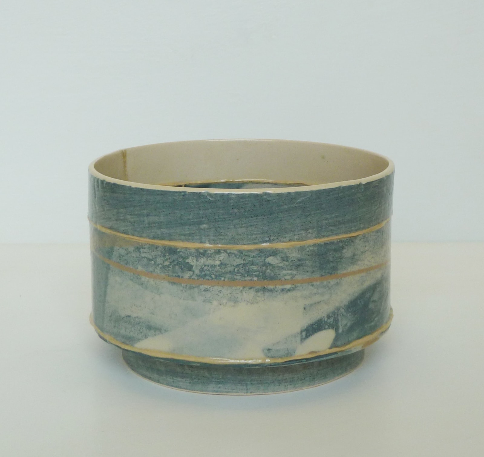 Emily-Kriste Wilcox, Short Vessel, Navy Print with Dusky Print, 2017