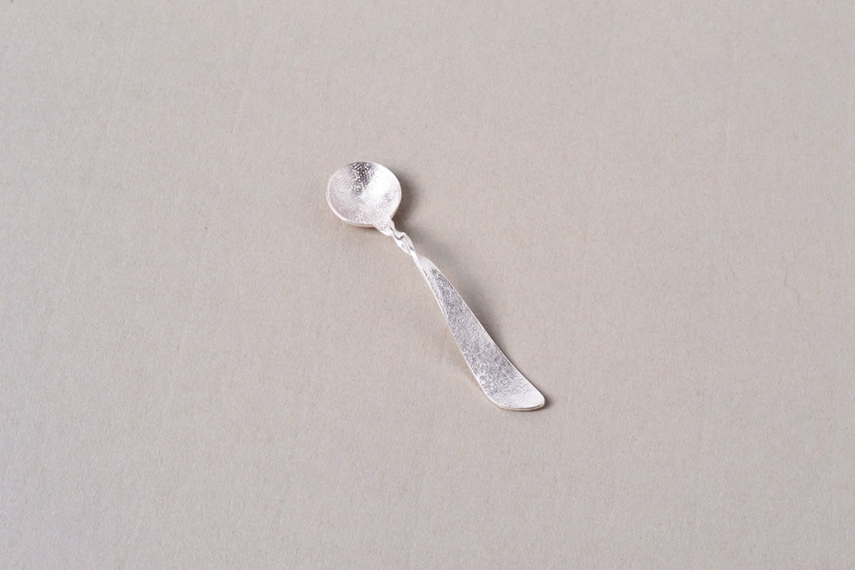 Karen Yvonne Stott, Twisty Textured Silver Spoon, 2017